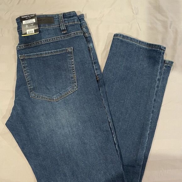 Kenneth Cole Other - Kenneth Cole Men’s Dark Wash Denim Jeans Straight Fit 32x34 NEW With Tags